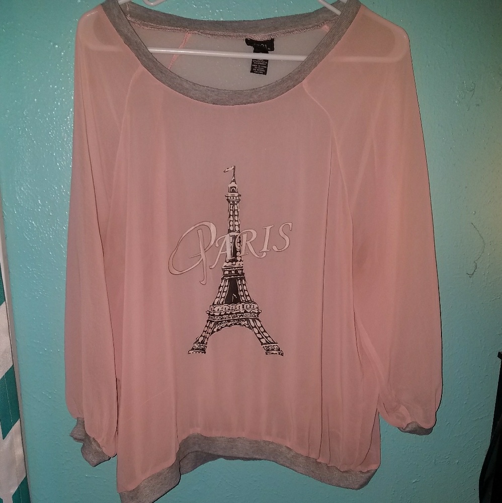 Sheer Paris shirt